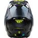 PRILBA FORMULA S CARBON, FLY RACING - USA (ŠEDÁ/HI-VIS)