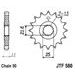 REŤAZOVÁ SADA EK - STRIEBORNÝ CHAIN 530 SRX, X-RING (X, NX, QX, XS), CHK FRONT SPROCKET JT CHK RUBBER CUSHIONED, CHK REAR SPROCKET JT PRE YAMAHA FZ6 600 / FAZER 2004-2009