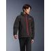BUNDA RADIUM TECH HOODIE, ALPINESTARS (ČERNÁ/ČERVENÁ) 2026