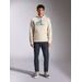 MIKINA PULSE HOODIE, ALPINESTARS (BIELA OFF WHITE)