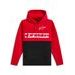MIKINA PARALLEL HOODIE, ALPINESTARS (ČERVENÁ/ČERNÁ)