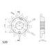 REŤAZOVÁ SADA D.I.D CHAIN - STRIEBORNÝ REŤAZ 520 VX, X-RING (X, NX, QX, XS), KOLIESKO SUPERSPROX, ROZETA SUPERSPROX PRE HONDA XR 650 R 2000-2007