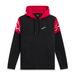 MIKINA VELOCITY HOODIE, ALPINESTARS (ČERNÁ/ČERVENÁ)