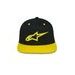 ŠILTOVKA THICKNESS SNAPBACK, ALPINESTARS (ČERNÁ/ŽLUTÁ FLUO)