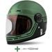 PRILBA FIBRE SUPER HOOLIGAN, CASSIDA (ČERNÁ/METALICKÁ ZELENÁ/ŠEDÁ)