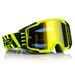 LS2 CHARGER PRO GOGGLE H-V YELLOW WITH IRIDIUM VISOR