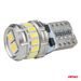 LED 12/24V 16XSMD 3014 + 2XSMD 3030 BÍLÁ 5500K (PATICE W2,1×9,5D/T10) CAN-BUS SADA 2 KS