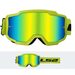 LS2 CHARGER GOGGLE H-V YELLOW WITH IRIDIUM VISOR