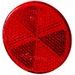 UNIVERZÁLNÍ ODRAZKA KULATÁ, SAMOLEPÍCÍ, ČERVENÁ (PRŮMĚR 60 MM)
