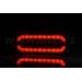 ZADNÍ SVĚTLO LED 195X75 MM, S DYNAMICKÝM SMĚR. SVĚTLEM, 5 PIN BAJONET, L=P