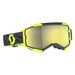 SCOTT BRÝLE FURY ZEBRA BLACK/NEON YELLOW YELLOW CHROME WORKS