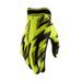 RUKAVICE RIDEFIT, 100% - USA (FLUO ŽLUTÁ/ČERNÁ)