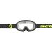 SCOTT BRÝLE SPLIT OTG ZEBRA BLACK/NEON YELLOW CLEAR WORKS