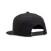 FOX HEAD SNAPBACK HAT - OS, BLACK/CHARCOAL