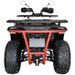 XRW REAR BUMPER ALU SX6 RED 2560 - SEGWAY SNARLER AT5 S / L