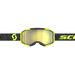 SCOTT BRÝLE FURY ZEBRA BLACK/NEON YELLOW YELLOW CHROME WORKS