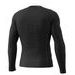 FUNKČNÉ TRIKO S DLHÝM RUKÁVOM K-DRY, CHLAPECKÉ TECSO (ČIERNA)