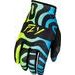 RUKAVICE LITE, FLY RACING - USA 2025 (ČERNÁ/MODRÁ/HI-VIS)