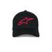 ŠILTOVKA AGELESS SNAPBACK, ALPINESTARS (ČERNÁ/ČERVENÁ)