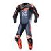 JEDNODIELNA KOMBINÉZA GP PLUS 4, TECH-AIR KOMPATIBILNÝ, ALPINESTARS (ČERNÁ/ČERVENÁ FLUO/TMAVĚ MODRÁ)