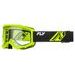OKULIARE FOCUS, FLY RACING - USA DETSKÉ (ČERNÉ/HI-VIS - ČÍRE PLEXI)