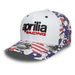 ŠILTOVKA APRILIA RACING USA AUSTIN (BÍLÁ,MODRÁ,ČERVENÁ)
