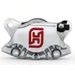 REAR AXIAL BRAKE 2P CALIPER ACCOSSATO PZ016 CNC-MADE WITH 84 MM DISTANCE