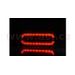 ZADNÍ SVĚTLO LED 195X75 MM, S DYNAMICKÝM SMĚR. SVĚTLEM, KABEL 1 M, L=P