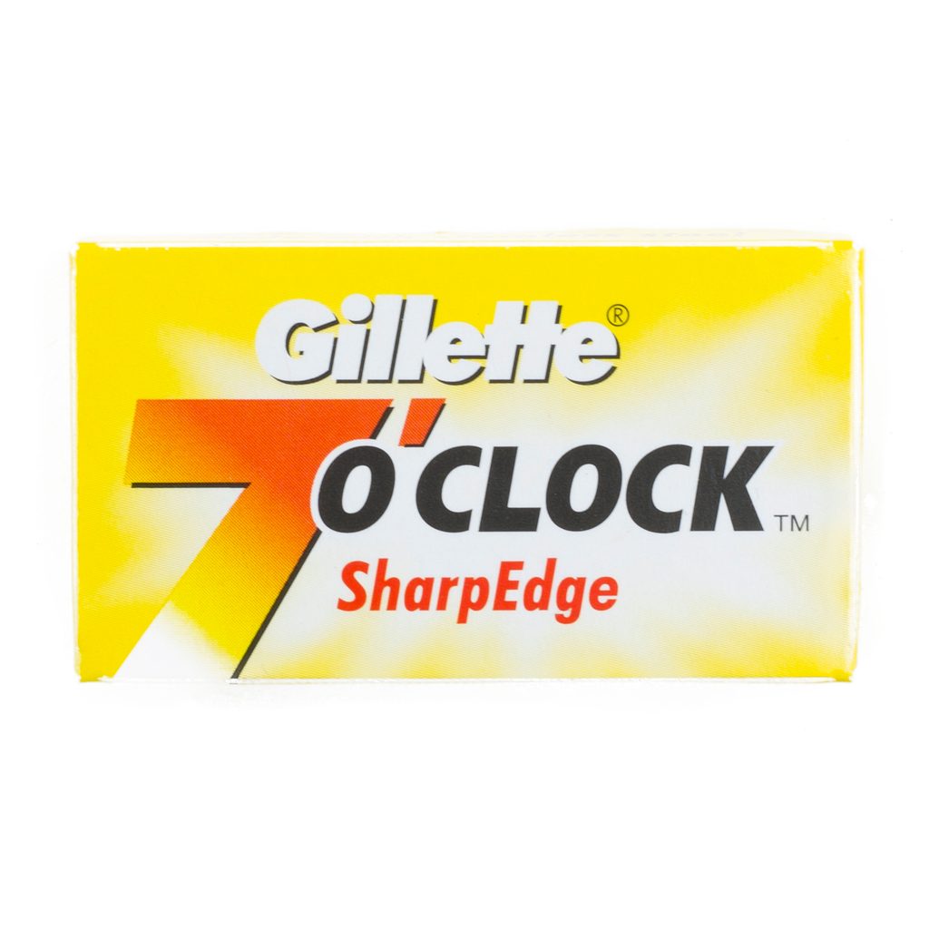 Gentleman Store - Класически ножчета за бръснене - Gillette 7 O'Clock Sharp  Edge (5 бр) - Gilette - Ножчета за бръснене - За бръснене, Бръснене