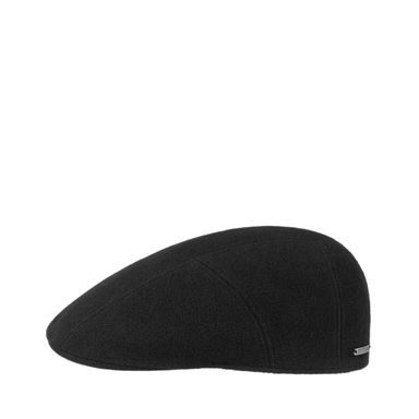 Stetson Wool & Cashmere Ivy Cap — Black