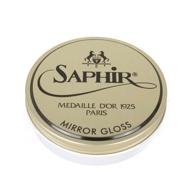 Восък за огледален блясък Saphir Mirror Gloss - тъмнокафяв (75 мл)