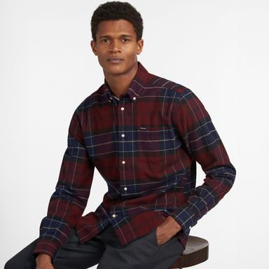 Barbour Lutsleigh Shirt — Merlot