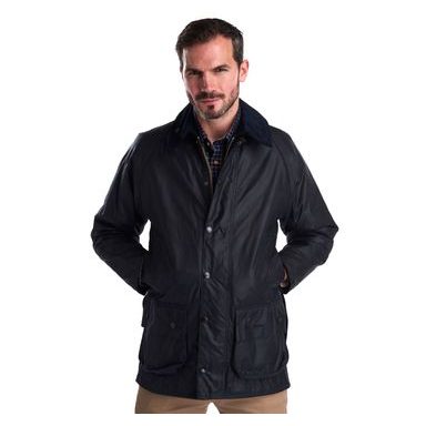 Barbour Ashby Wax Jacket — Black