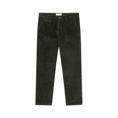 KnowledgeCotton Apparel Corduroy Chino Pants — Forest Night