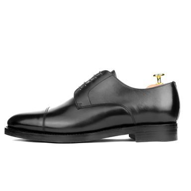 Charles Tyrwhitt Leather Oxford Shoes — Black