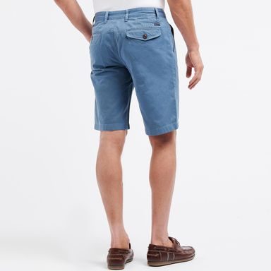 Едноцветни шорти Barbour Neuston Twill Shorts - Force Blue