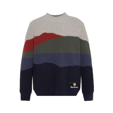 Barbour Cathil Crew Neck Jumper — Classic Navy