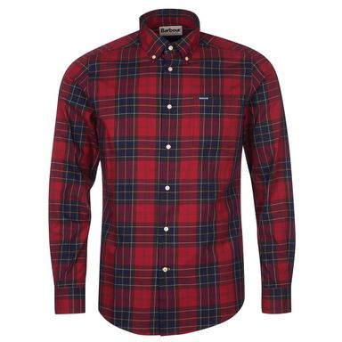 Риза тартан Barbour Wetheram - Red Tartan (button-down)