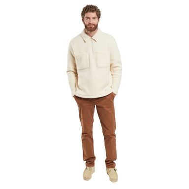 Peregrine Lewis Zip Neck Jumper — Seafoam