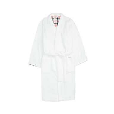 Barbour Ada Dressing Gown — Classic White