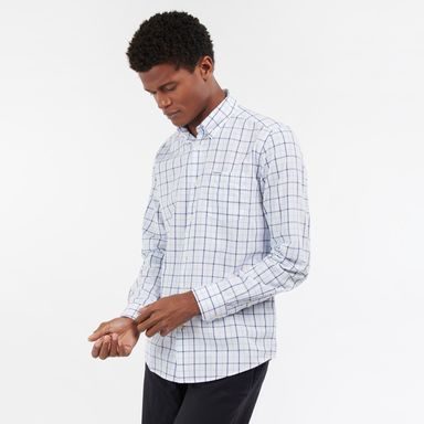 Charles Tyrwhitt Button-Down Non-Iron Stretch Oxford Shirt — Sky Blue