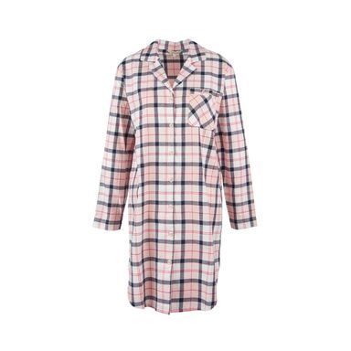 Barbour Etta Nightshirt — Navy/Pink Tartan