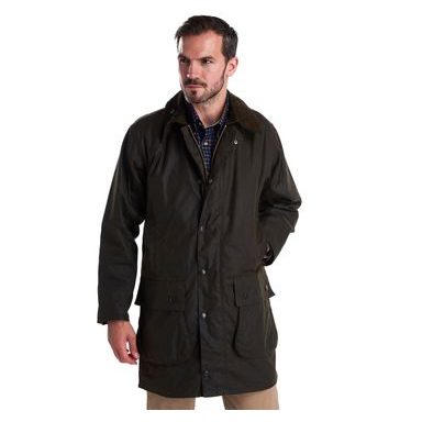 Barbour Ashby Wax Jacket — Black