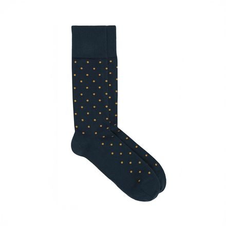 Pedemeia Organic Cotton Pattern Socks — Blue