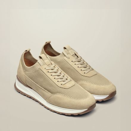 Charles Tyrwhitt Knitted Sneakers — Stone