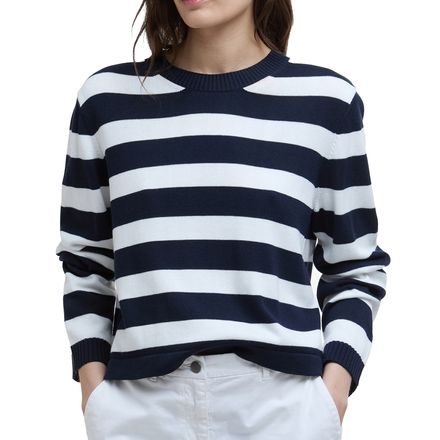 Barbour Bronya Striped Crew-Neck Jumper