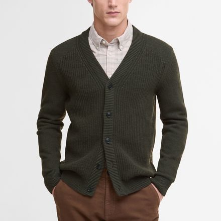 Barbour Mainland Cardigan — Olive