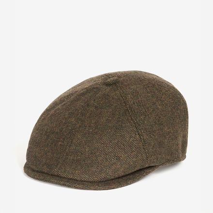 Barbour Claymore Bakerboy Hat — Olive Twill
