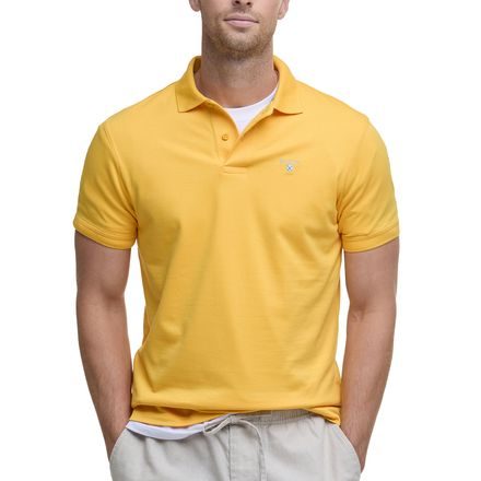 Barbour Active Tailored Fit Polo Shirt — Yellow