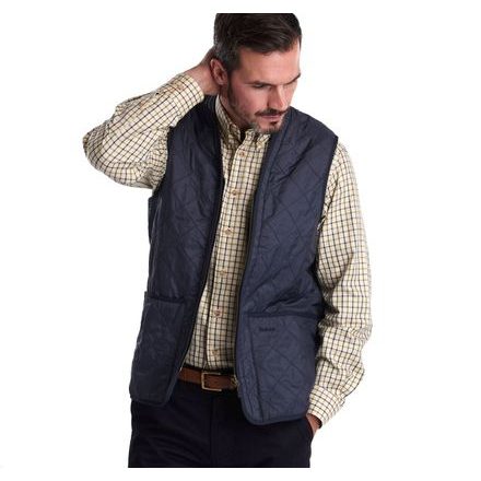 Barbour Polarquilt Zip-In Liner — Classic Navy